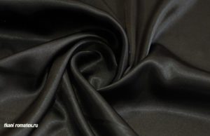 Ткань для спортивной одежды
 Атлас стрейч цвет черный